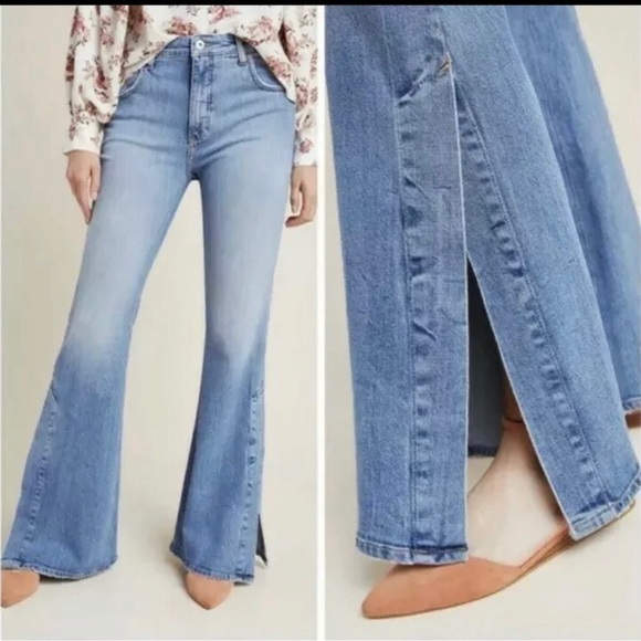 Anthropologie Pilcro And The Letterpress Ultra High Rise Bootcut Slim Jeans 26 - Picture 2 of 12